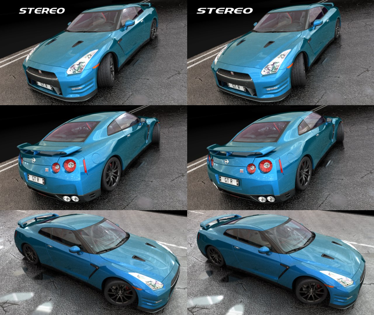 Nissan Gt-r Nismo 2017 3d Model