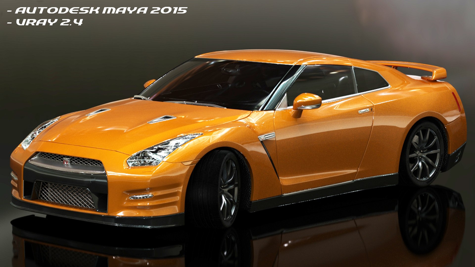 Nissan Gt-r Nismo 2017 3d Model