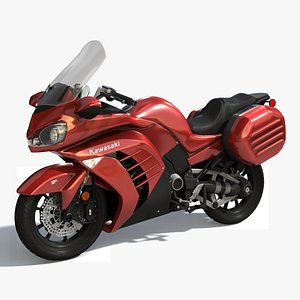 kawasaki concours 2014 3d fbx