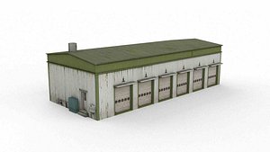 Vintage long rural workshop model