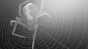 spider rigged redback model