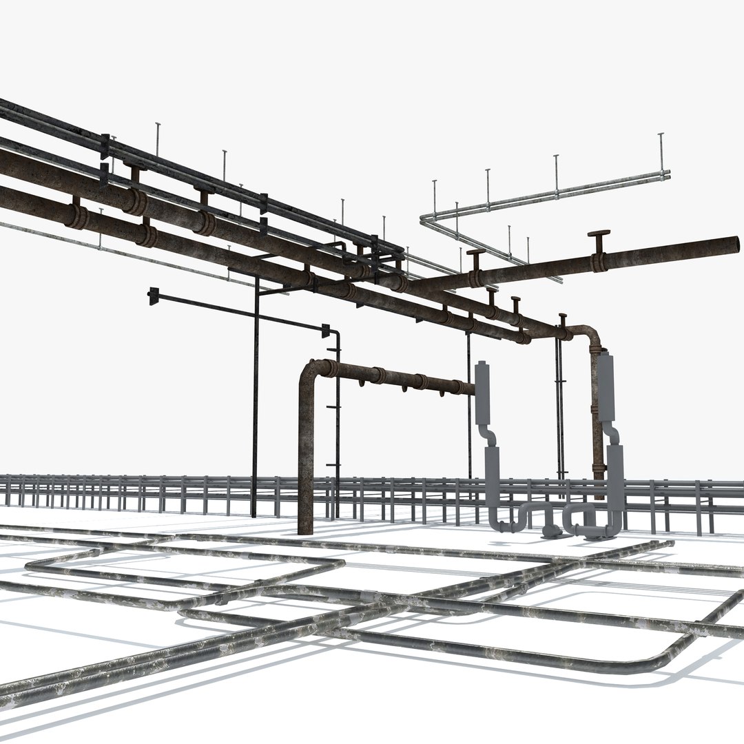 3D model water gas sewer - TurboSquid 1354439
