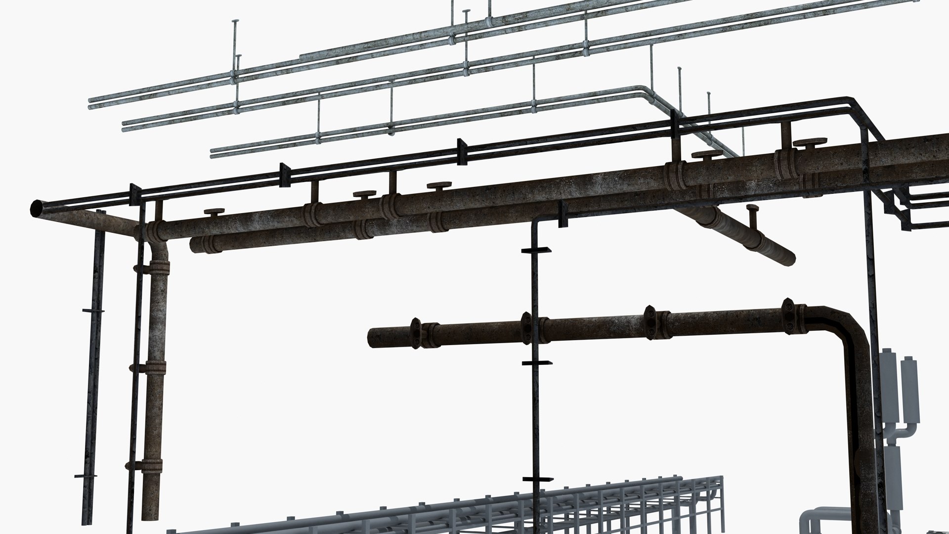 3D model water gas sewer - TurboSquid 1354439