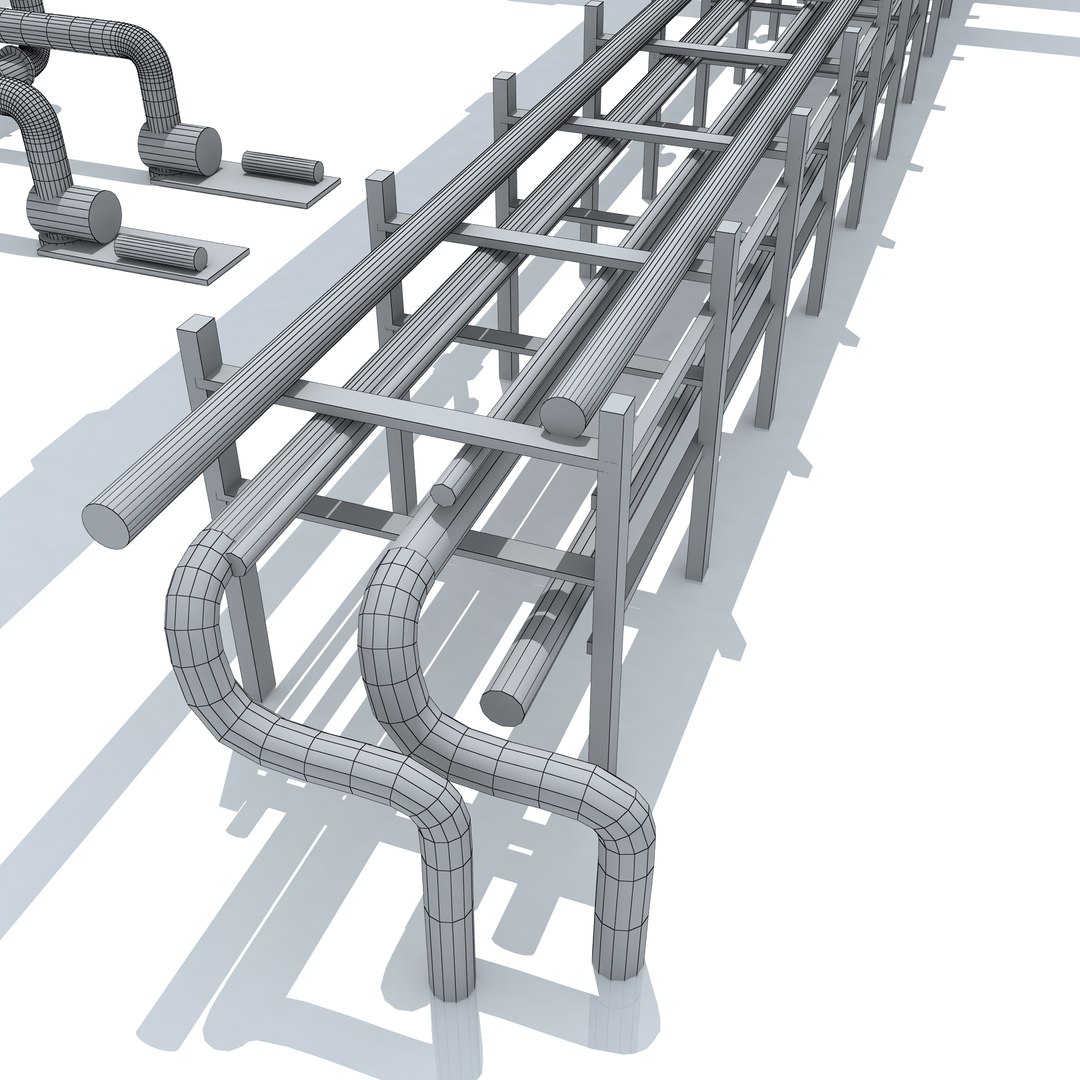 3D model water gas sewer - TurboSquid 1354439