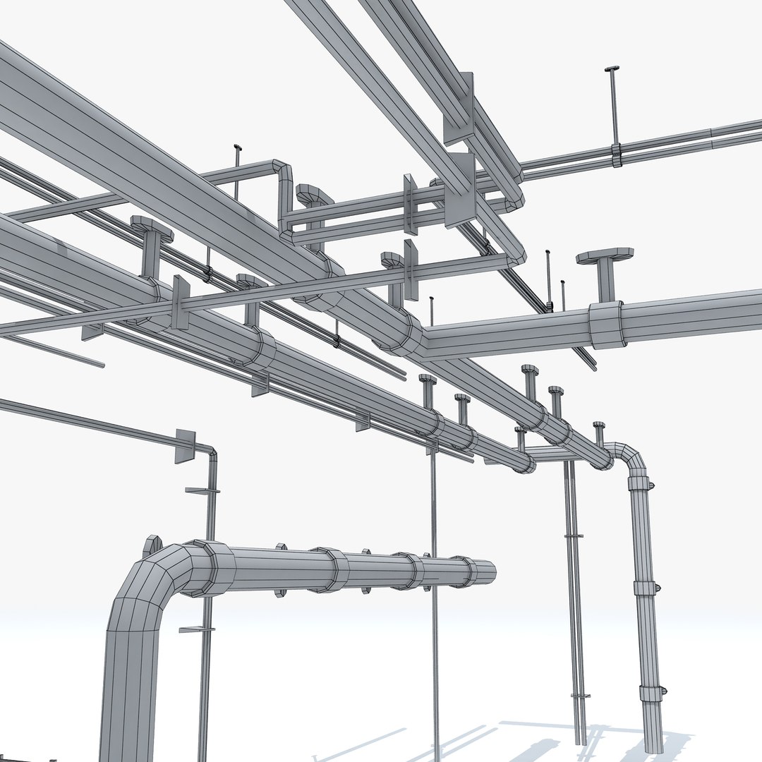 3D model water gas sewer - TurboSquid 1354439
