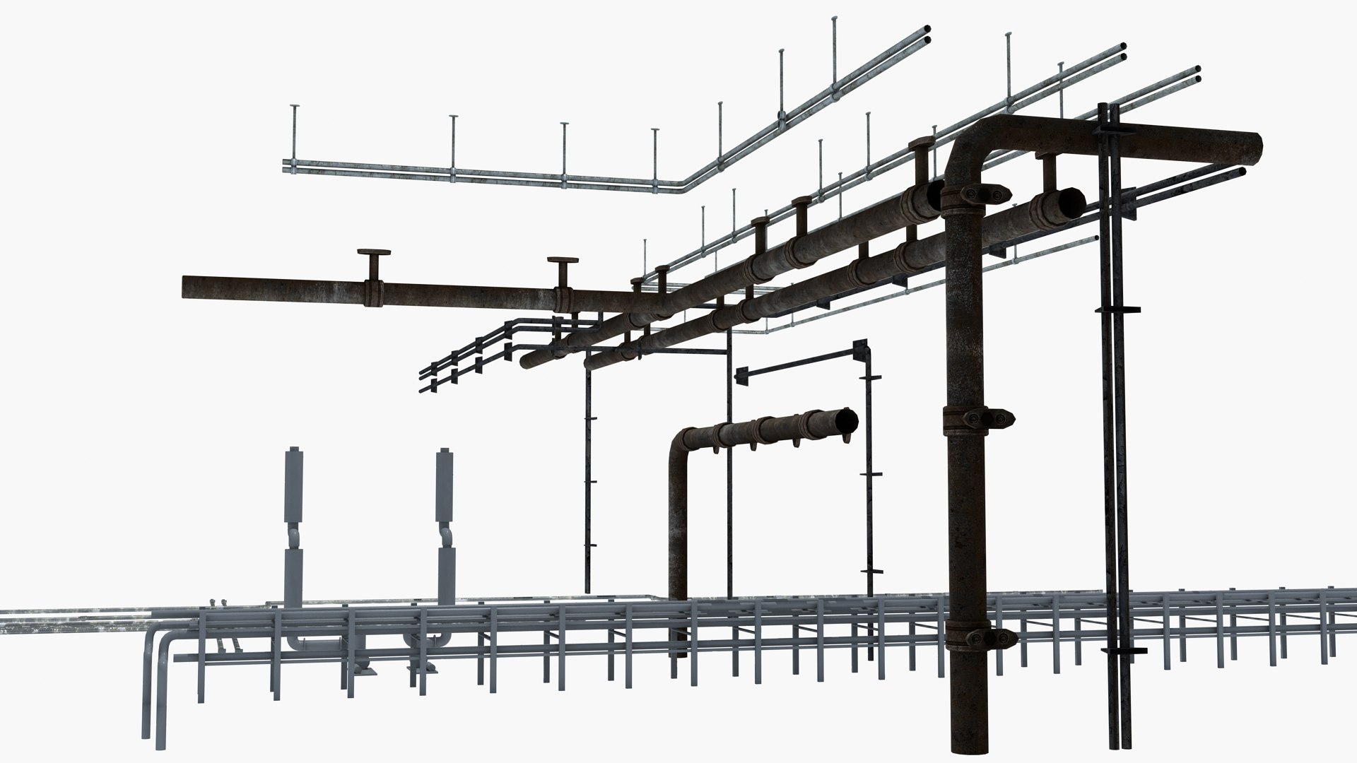 3D model water gas sewer - TurboSquid 1354439