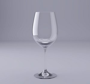 3D wine glass model