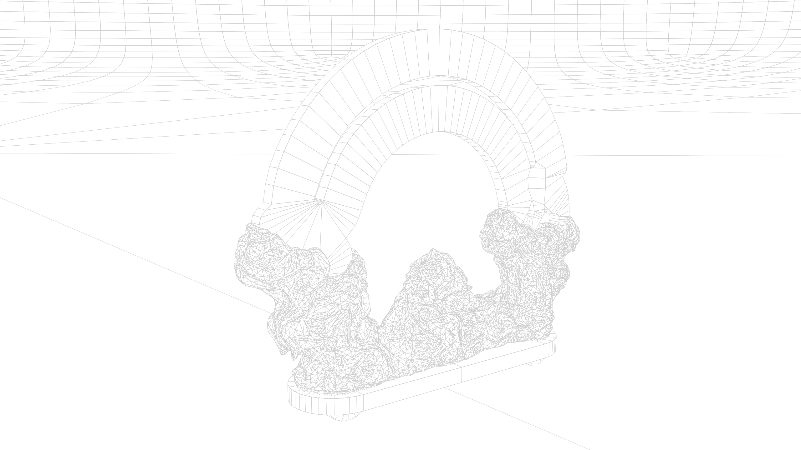 3D Antique Chinese Jade Statue Carved Lowpoly 3D model 3D model