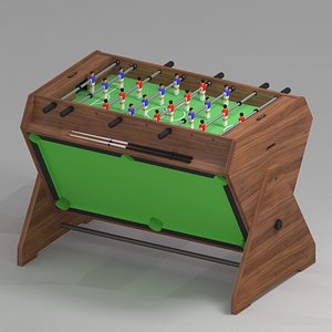 Game table 3 in 1 football air hockey billiards