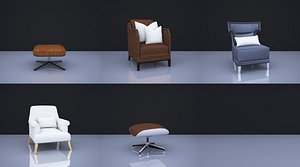 3D stool seating furniture