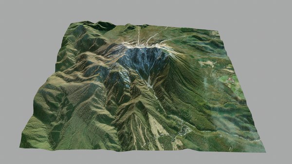 3D Mountain landscape Daisen Japan - TurboSquid 1756292