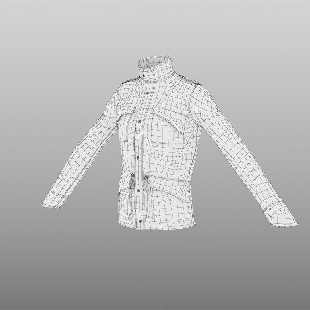Realistic jacket cloth 3D model - TurboSquid 1195530