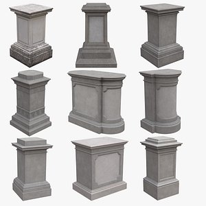 Pedestals for Statue Bundle