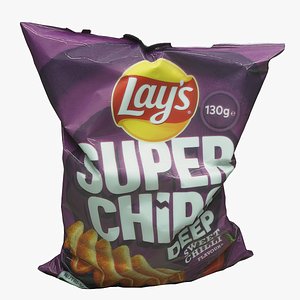 Packaging 80 Chips pbr model