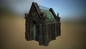steampunk cript 3D model