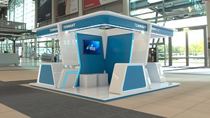 Exhibition Booth Stand Stall Trade Show 3D model