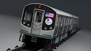 New York Subway car 3D model