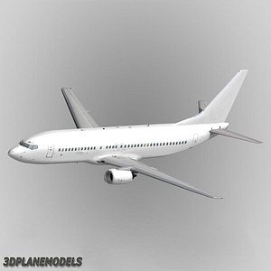 Boeing 737-400 Generic white