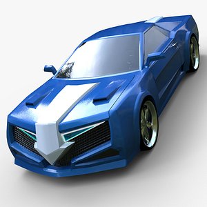 Generic New Futuristic Concept Car