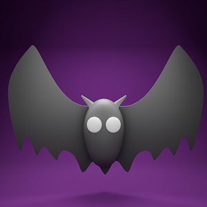stylized Bat 3D model