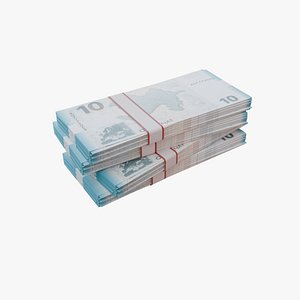 3D 10 Azerbaijani Manat AZN