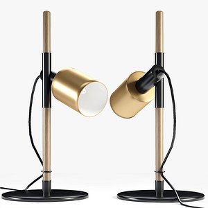 Carson table lamp brushed brass Small