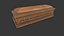 Stara trumna Low-poly PBR