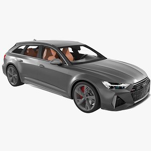 Audi RS6 Avant 2020 Printable Body Modello di stampa 3D in Veicoli 3DExport