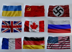 3D flag