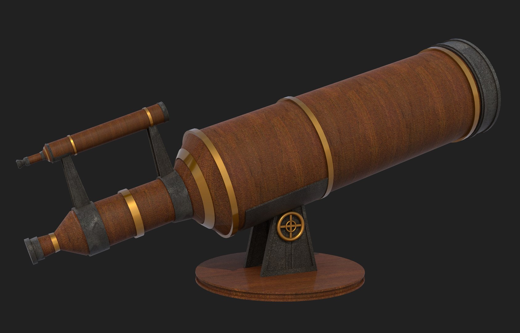 3D model Antique Desk Telescope https://p.turbosquid.com/ts-thumb/qw/yhWefa/CW/scope2/jpg/1655572009/1920x1080/fit_q87/fcb36ab0740f6e41ead26ab3825d0eb77a24d2ac/scope2.jpg