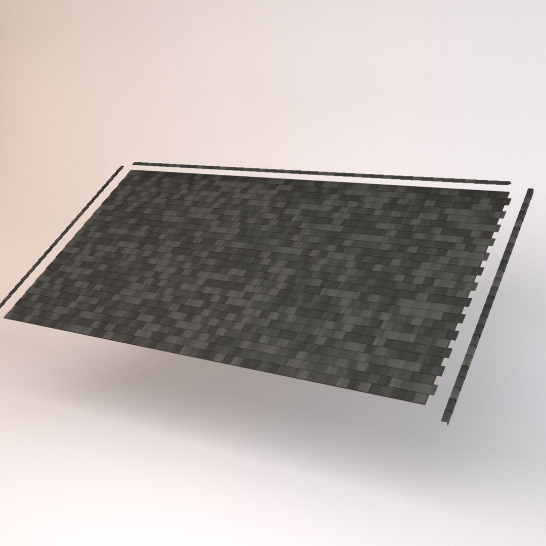 3d Composition Roof Shingles Model