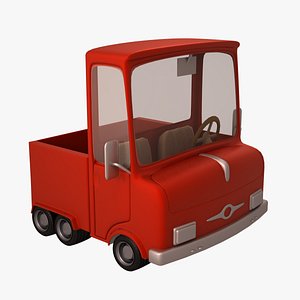 truck cartoon 3d model