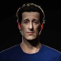 Adrien Brody 3D Model - Hyper Realistic - Low Poly 3D model