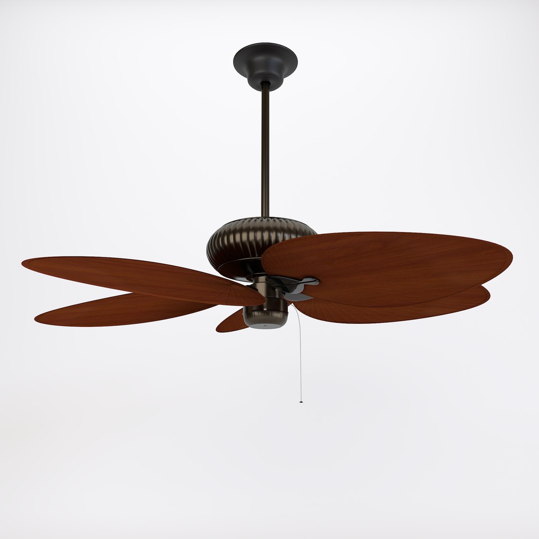 Vintage Ceiling Fan model TurboSquid 1840817