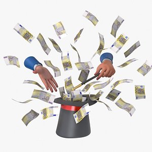 Euro 200 Magic Hat Money model