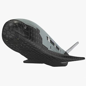 Boeing X-37b Reusable Robotic Spacecraft Rigged for Cinema 4D