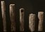 Old Wooden Poles and Planks