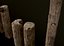 Old Wooden Poles and Planks