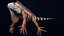 Iguana arancione 8K PBR