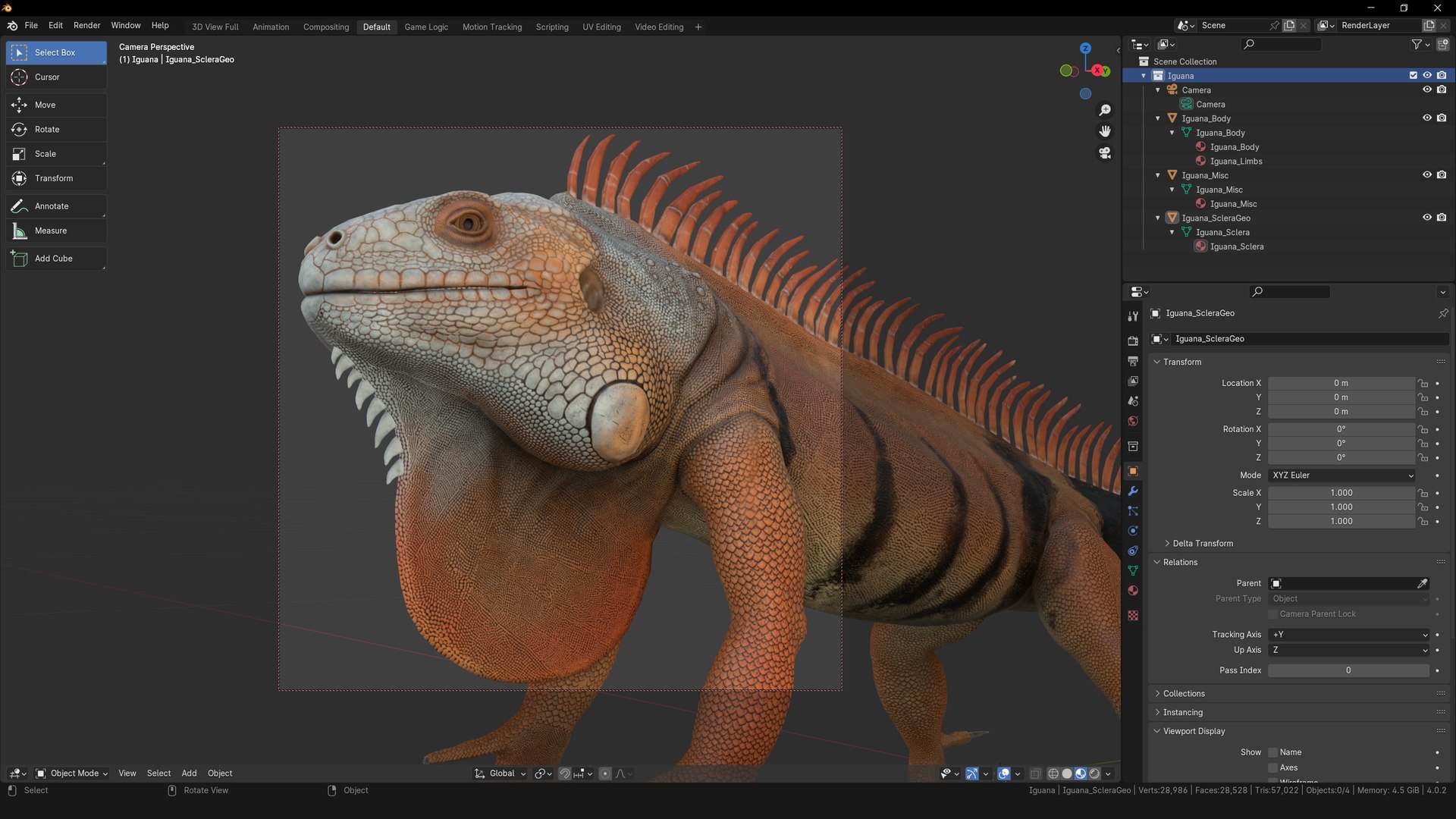 Orange Iguana 8K PBR 3D model https://p.turbosquid.com/ts-thumb/qx/UArN87/9w/rscrblendsimple/png/1709747829/1920x1080/fit_q87/ffd35a3c4b85b2eaa73ac78b0e8ada37fa0b6d40/rscrblendsimple.jpg