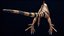 Iguana arancione 8K PBR