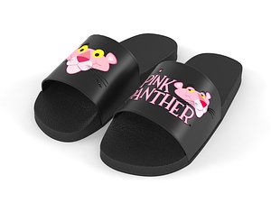 3D pink panther home slipper
