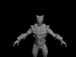 3d max demon character
