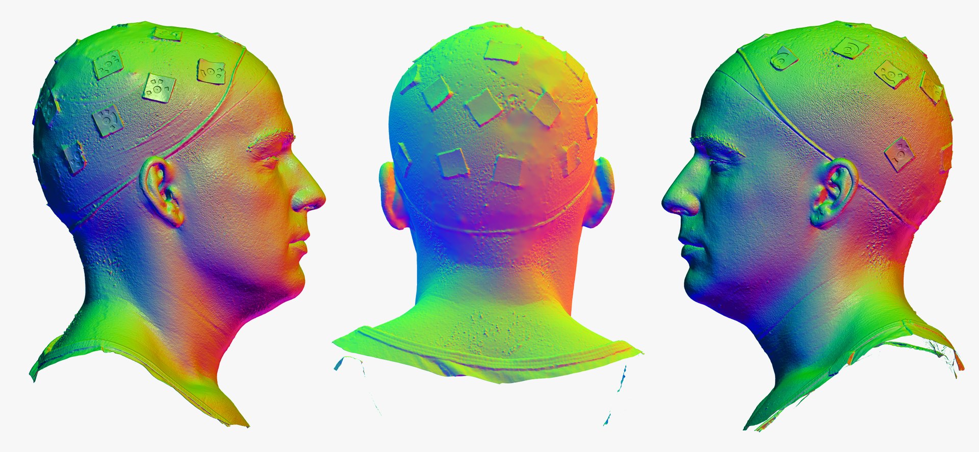 3D marcus human head squint - TurboSquid 1598631
