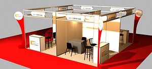 Exhibition booth 6x6 Octanorm system