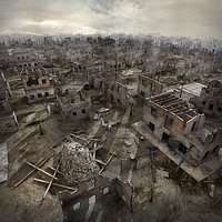 Ruined Scene