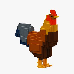 Voxel Rooster