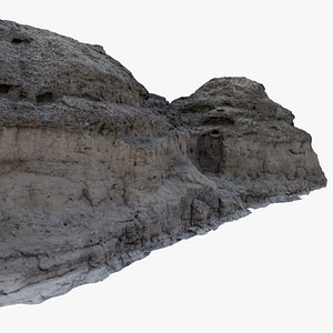 Riverbed Canyon Cliff 01 - Scan 3D model