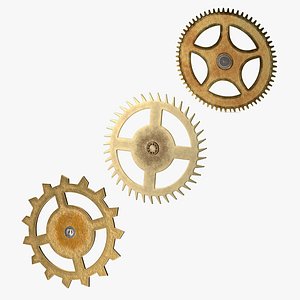 Clock Mechanisms Collection 4 3D