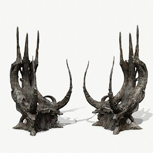 3D Dark Throne